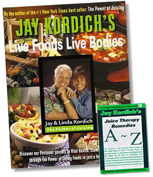 Live Foods Live Bodies, Hardcover Edition By Jay and Linda Kordich  Free Shipping!